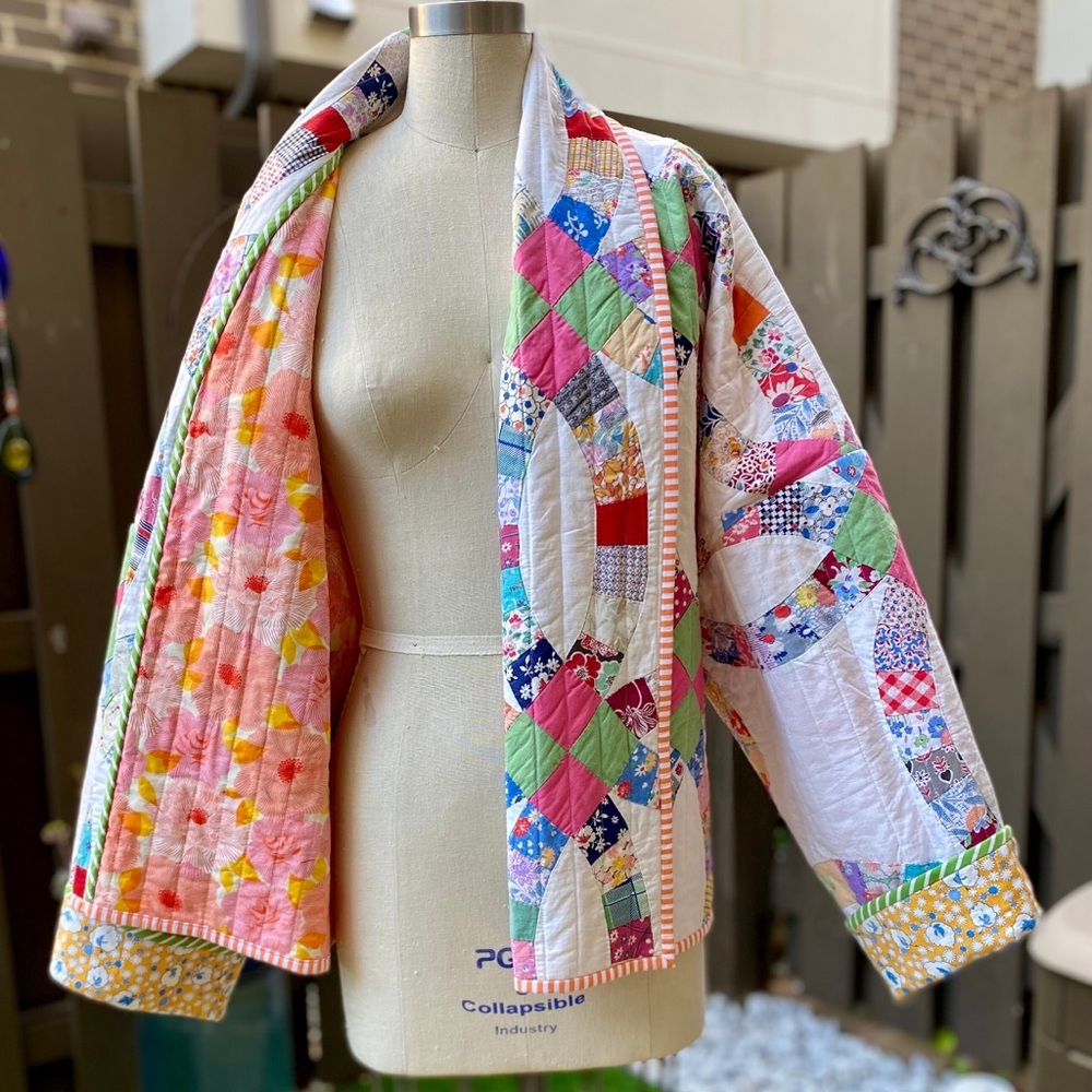 Vintage quilt coat